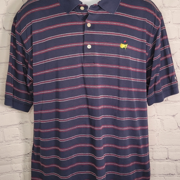 Masters Collection Striped Polo Shirt Large - Picture 11 of 12